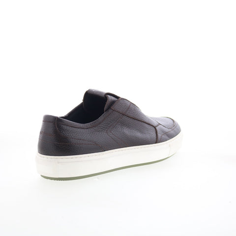 Di Bianco Petronius Mens Brown Leather Slip On Lifestyle Sneakers Shoes