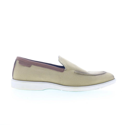 Pastori by Di Bianco Philip Mens Beige Mesh Loafers & Slip Ons Casual Shoes
