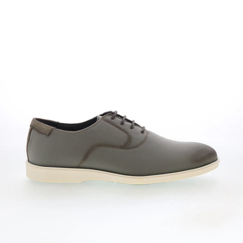 Pastori by Di Bianco Philip Mens Gray Mesh Oxfords & Lace Ups Plain Toe Shoes