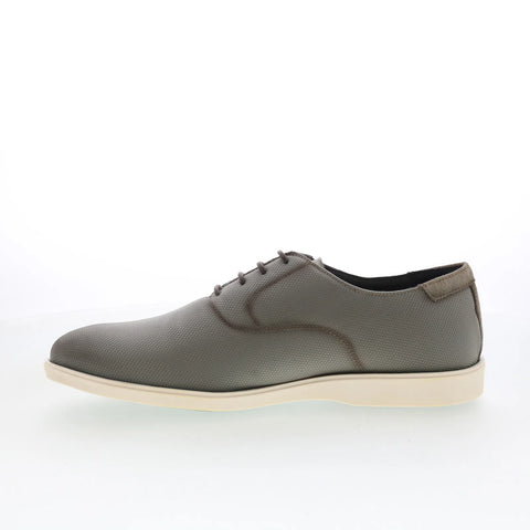 Pastori by Di Bianco Philip Mens Gray Mesh Oxfords & Lace Ups Plain Toe Shoes