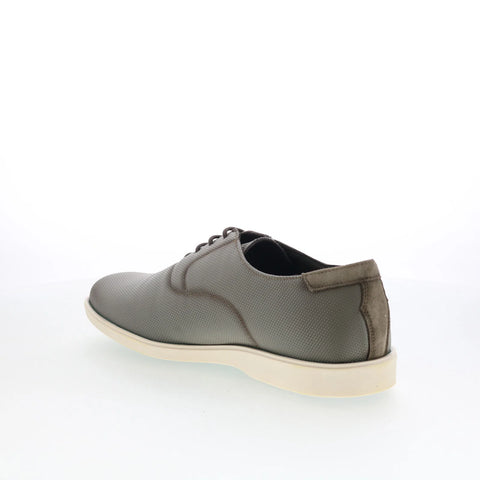 Pastori by Di Bianco Philip Mens Gray Mesh Oxfords & Lace Ups Plain Toe Shoes