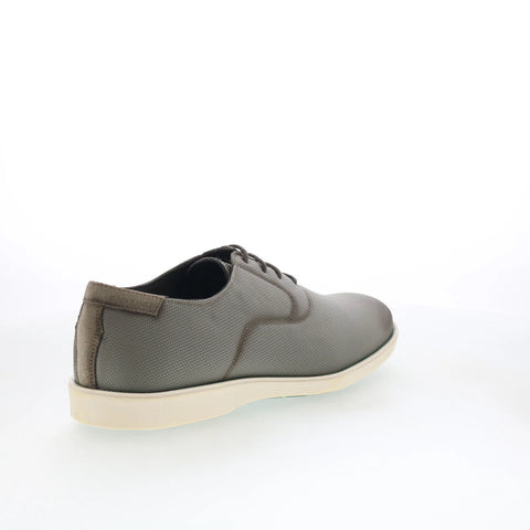 Pastori by Di Bianco Philip Mens Gray Mesh Oxfords & Lace Ups Plain Toe Shoes