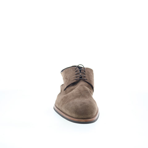 Di Bianco Pisa Mens Brown Suede Lace Up Oxfords & Lace Ups Casual Shoes
