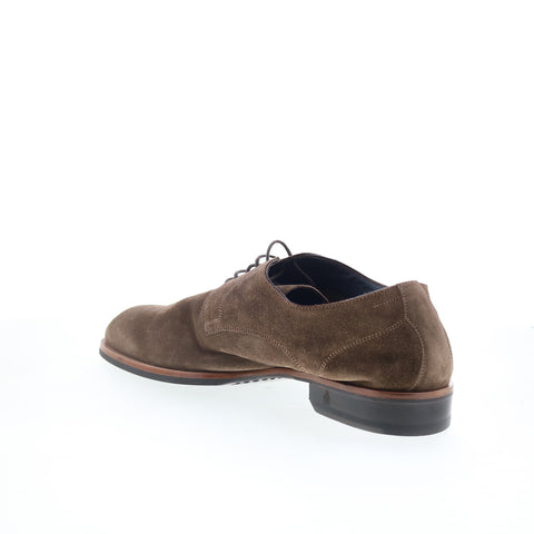 Di Bianco Pisa Mens Brown Suede Lace Up Oxfords & Lace Ups Casual Shoes