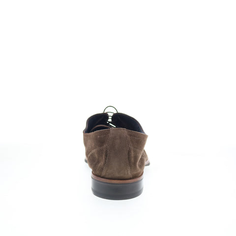 Di Bianco Pisa Mens Brown Suede Lace Up Oxfords & Lace Ups Casual Shoes