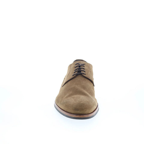Di Bianco Pisa Mens Brown Suede Lace Up Oxfords & Lace Ups Casual Shoes