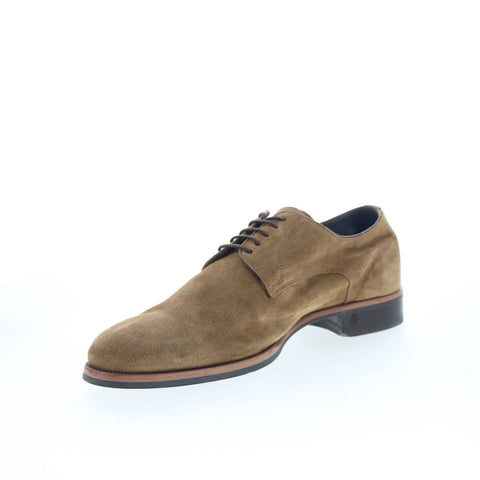 Di Bianco Pisa Mens Brown Suede Lace Up Oxfords & Lace Ups Casual Shoes