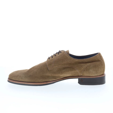 Di Bianco Pisa Mens Brown Suede Lace Up Oxfords & Lace Ups Casual Shoes