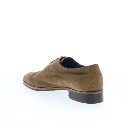 Di Bianco Pisa Mens Brown Suede Lace Up Oxfords & Lace Ups Casual Shoes