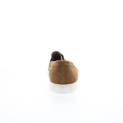 Pastori by Di Bianco Pius Mens Brown Suede Loafers & Slip Ons Penny Shoes