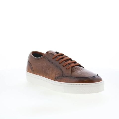 Pastori by Di Bianco Porbus Mens Brown Leather Lifestyle Sneakers Shoes