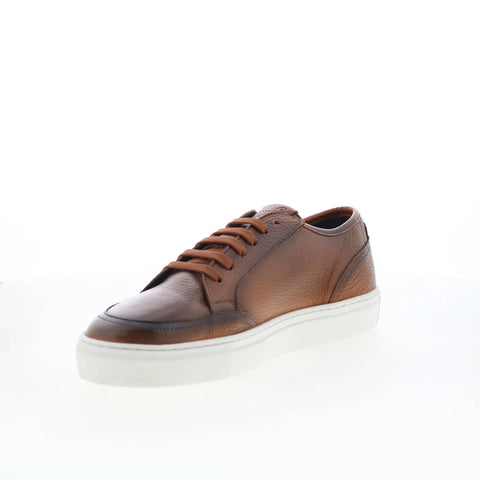 Pastori by Di Bianco Porbus Mens Brown Leather Lifestyle Sneakers Shoes