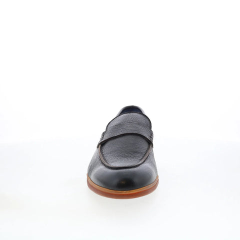 Di Bianco Procida Mens Brown Leather Slip On Loafers & Slip Ons Penny Shoes