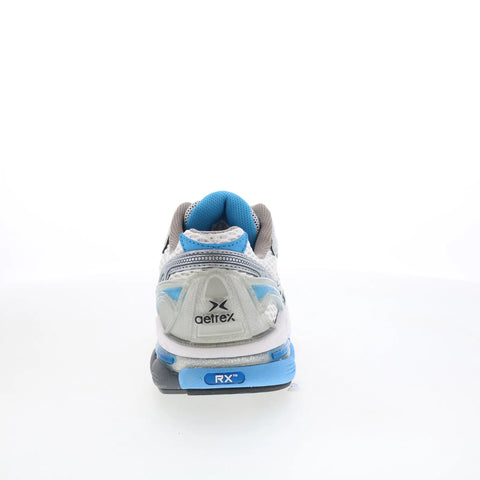 Aetrex RX Runner Q432WM06 Womens White Mesh Lace Up Athletic Running Shoes