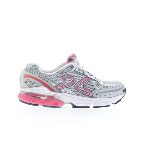 Aetrex RX Runner Q438WW065 Womens Gray Wide Mesh Athletic Running Shoes