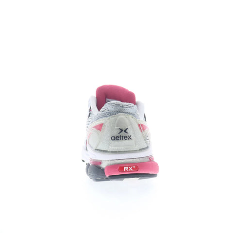 Aetrex RX Runner Q438WW065 Womens Gray Wide Mesh Athletic Running Shoes