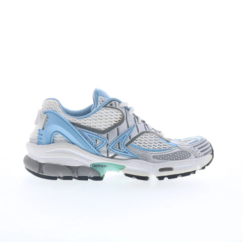 Aetrex Edge Runner Q562WM065 Womens Silver Mesh Athletic Running Shoes