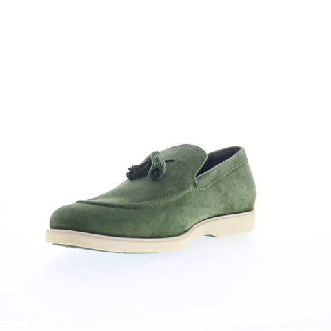 Pastori by Di Bianco Quintillius Mens Green Loafers & Slip Ons Casual Shoes