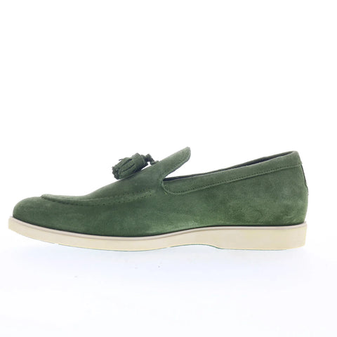 Pastori by Di Bianco Quintillius Mens Green Loafers & Slip Ons Casual Shoes