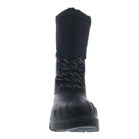 Nat's Nat's R917 Mens Black Leather Lace Up Casual Dress Boots