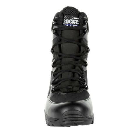 Rocky Code Blue 8" Public Service RKD0052 Mens Black Wide Leather Tactical Boots
