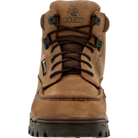 Rocky Outback Gore-Tex Waterproof Steel Toe RKK0335 Mens Brown Work Boots