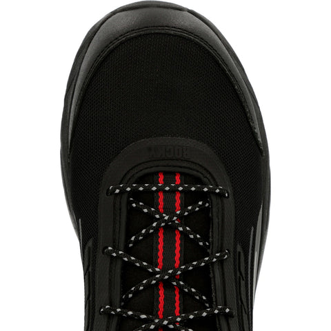 Rocky Industrial Athletix Hi-Top Composite Toe Mens Black Leather Wide Work Boots