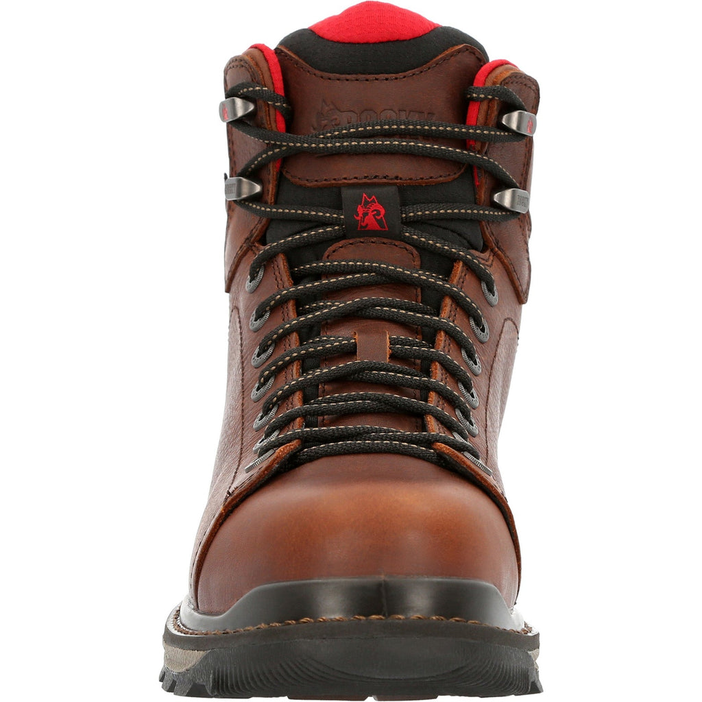 Rocky Rams Horn Lace To Toe Composite WP Mens Brown Work & Safety Boot ...