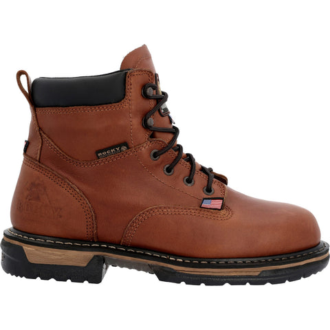Rocky IronClad Waterproof RKK0361 Mens Brown Leather Work & Safety Boots