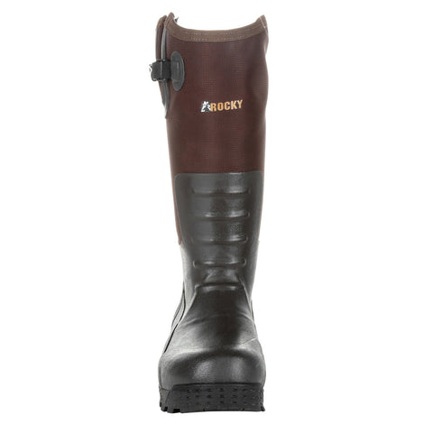 Rocky Sport Pro Pull on Rubber Snake Boot RKS0420 Mens Black Rain Boots
