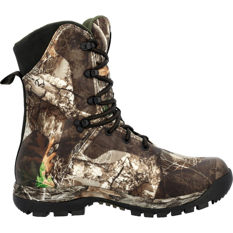 Rocky Realtree Edge Lynx 400G Insulated RKS635SI Mens Brown Hunting Boots