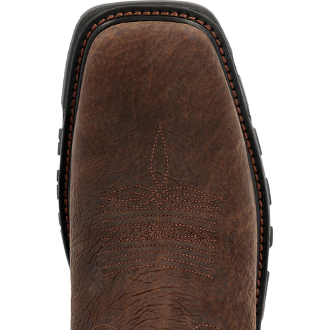 Rocky Carbon 6 Pull On RKW0375 Mens Brown Leather Slip On Western Boots