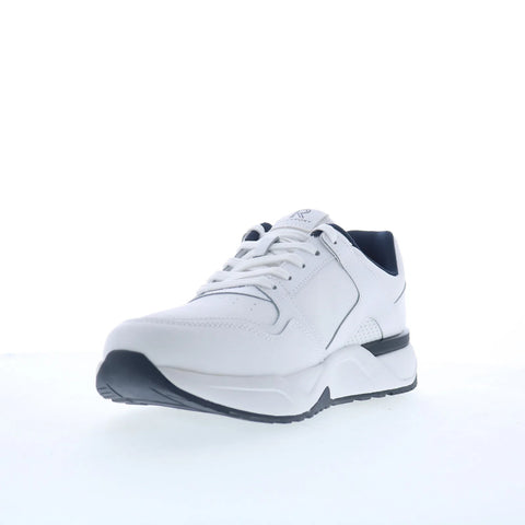 Rockport ProWalker Norris Mens White Wide Lifestyle Sneakers Shoes