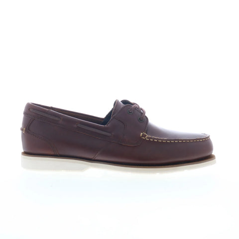 Rockport Southport Boat Shoe Mens Brown Wide Loafers & Slip Ons Boat Shoes