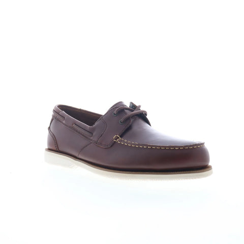 Rockport Southport Boat Shoe Mens Brown Wide Loafers & Slip Ons Boat Shoes
