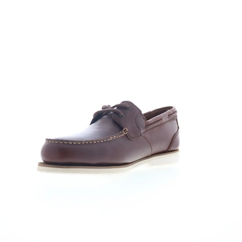 Rockport Southport Boat Shoe Mens Brown Wide Loafers & Slip Ons Boat Shoes