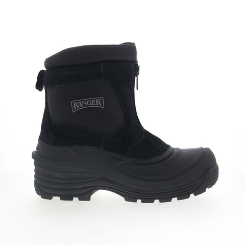 Ranger RG Flintlock II B RP118 Mens Black Leather Zipper Winter Boots