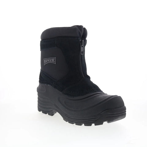 Ranger RG Flintlock II B RP118 Mens Black Leather Zipper Winter Boots