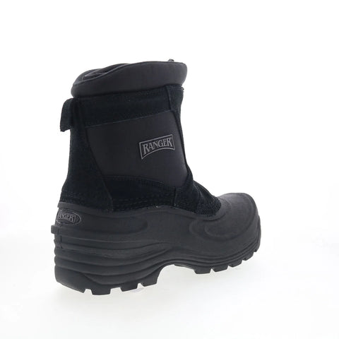 Ranger RG Flintlock II B RP118 Mens Black Leather Zipper Winter Boots