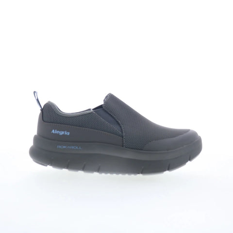 Alegria Shift Lead RRSL-7622 Womens Gray Mesh Loafers & Slip Ons Casual Shoes