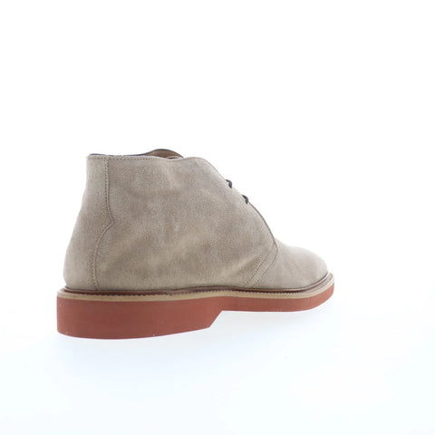 Di Bianco Raviello Mens Gray Suede Lace Up Chukkas Boots