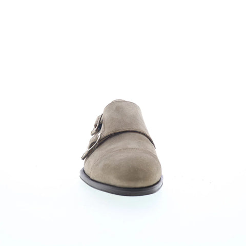 Pastori by Di Bianco Remus Mens Gray Suede Loafers & Slip Ons Casual Shoes