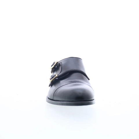 Pastori by Di Bianco Remus Mens Black Leather Loafers & Slip Ons Casual Shoes