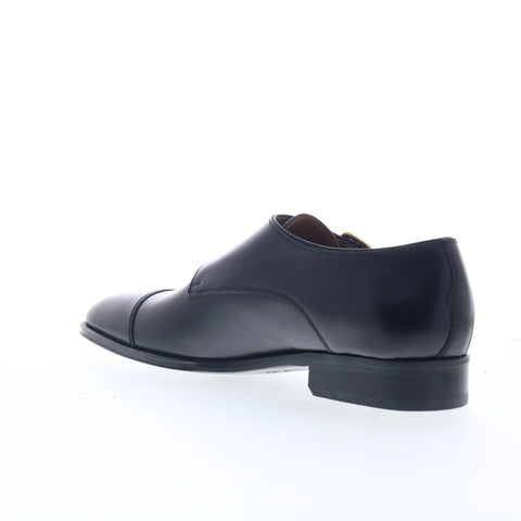 Pastori by Di Bianco Remus Mens Black Leather Loafers & Slip Ons Casual Shoes
