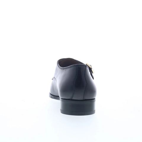 Pastori by Di Bianco Remus Mens Black Leather Loafers & Slip Ons Casual Shoes