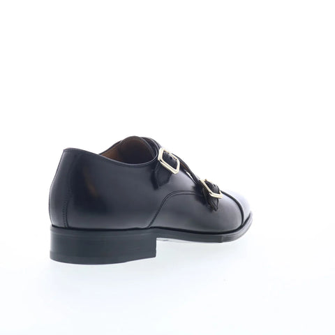 Pastori by Di Bianco Remus Mens Black Leather Loafers & Slip Ons Casual Shoes