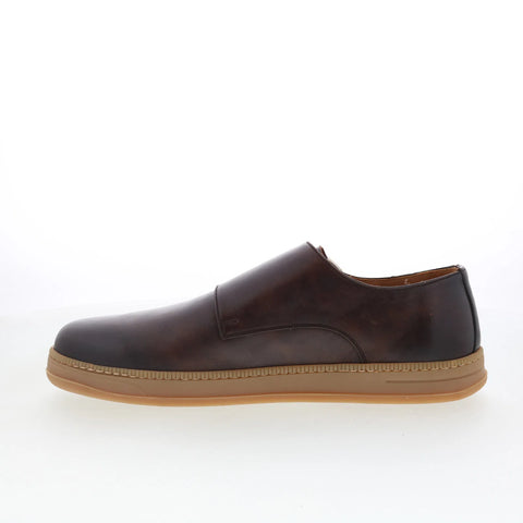 Pastori by Di Bianco Remus Mens Brown Leather Loafers & Slip Ons Casual Shoes