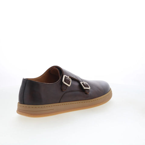 Pastori by Di Bianco Remus Mens Brown Leather Loafers & Slip Ons Casual Shoes