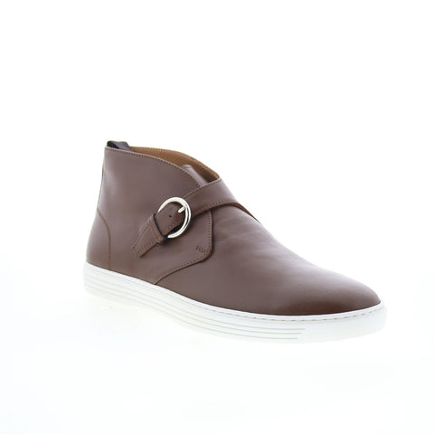 Pastori by Di Bianco Ritan Mens Brown Leather Lifestyle Sneakers Shoes