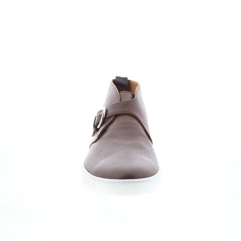 Pastori by Di Bianco Ritan Mens Brown Leather Lifestyle Sneakers Shoes